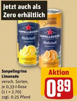 REWE Sanpellegrino Limonade Angebot