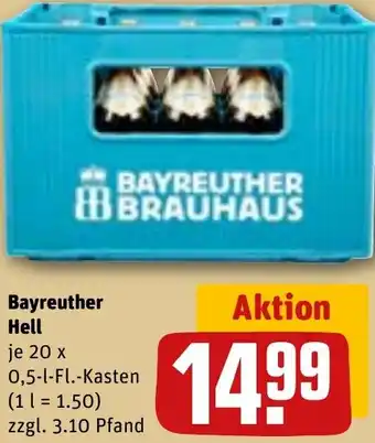 REWE Bayreuther Hell Angebot