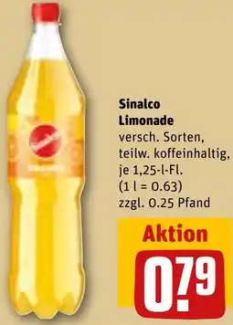 REWE Sinalco Limonade Angebot