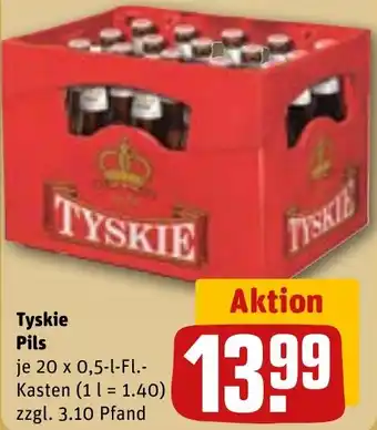 REWE Tyskie Pils Angebot