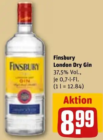 REWE Finsbury London Dry Gin Angebot