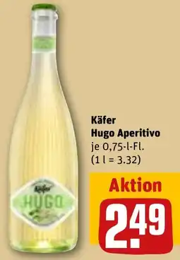 REWE Käfer Hugo Aperitivo Angebot