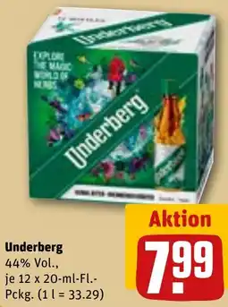 REWE Underberg Angebot