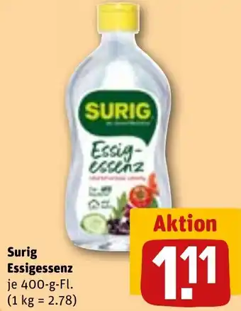 REWE Surig Essigessenz Angebot