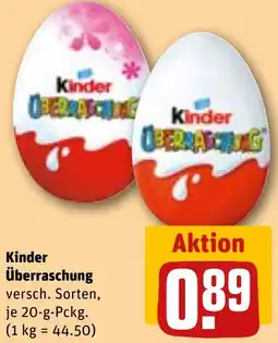 REWE Kinder Überraschung Angebot