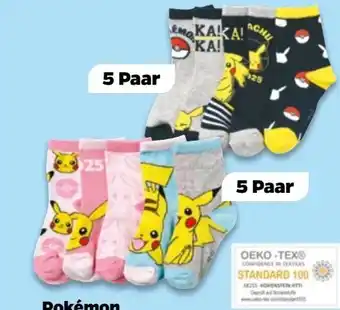 NETTO Pokémon Kinder Socken 5er-Pack Angebot