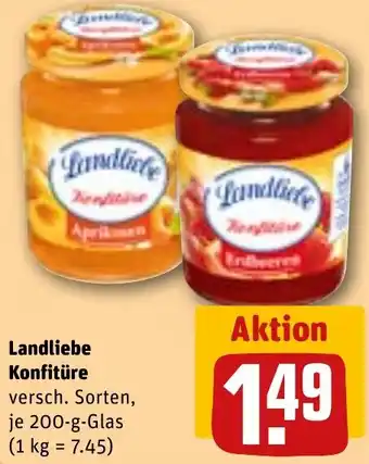 REWE Landliebe Konfitüre Angebot