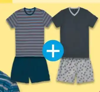 NETTO Herren Shorty-Pyjama 2er Pack Angebot