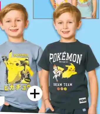 NETTO Pokémon Kinder T-Shirts 2er-Pack Angebot