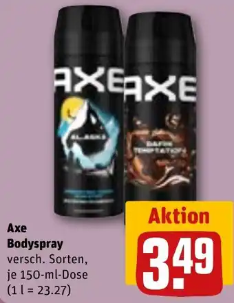 REWE Axe Bodyspray Angebot