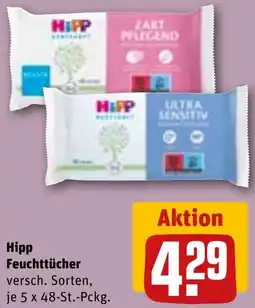 REWE Hipp Feuchttücher Angebot