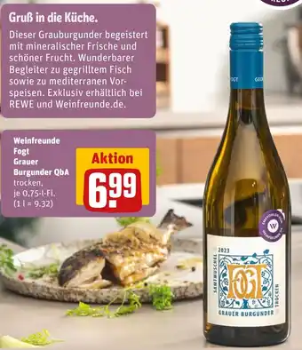 REWE Weinfreunde Fogt Grauer Burgunder QbA Angebot