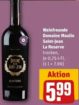 REWE Weinfreunde Domaine Moulin Saint-Jean La Reserve Angebot