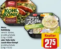 REWE Meica Kohlkönig oder Volle Kelle Lauch-Käse-Eintopf Angebot