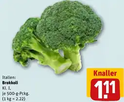 REWE Brokkoli Angebot