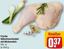 REWE Frische Hähnchenschenkel mit Rückenstück Angebot