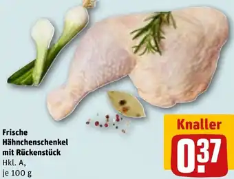 REWE Frische Hähnchenschenkel mit Rückenstück Angebot