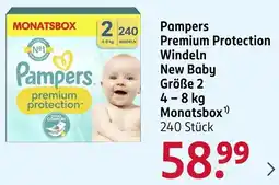 Rossmann Pampers Premium Protection Windeln Angebot