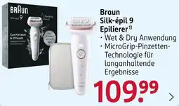 Rossmann Braun Silk-épil 9 Epilierer Angebot