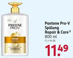 Rossmann Pantene Pro-V Spülung Repair & Care Angebot