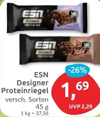 Budni ESN Designer Proteinriegel Angebot