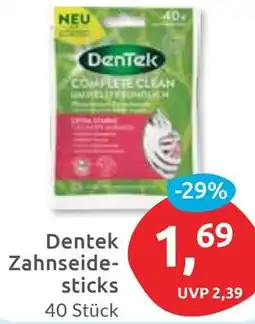 Budni Dentek Zahnseidesticks Angebot