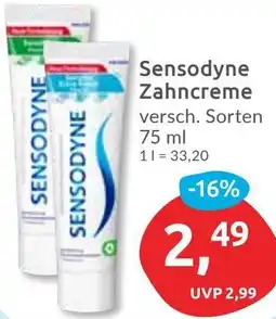 Budni Sensodyne Zahncreme Angebot