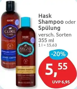 Budni Hask Shampoo oder Spülung Angebot