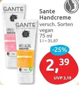 Budni Sante Handcreme Angebot