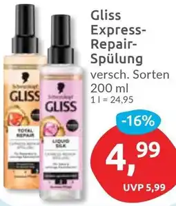 Budni Gliss Express Repair Spülung Angebot