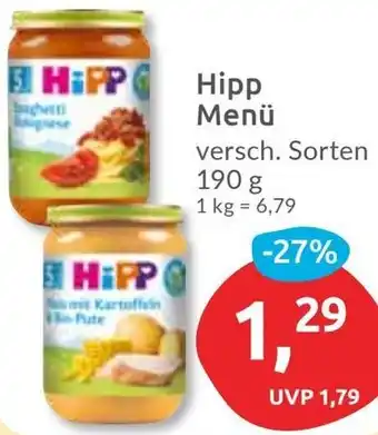 Budni Hipp Menü Angebot