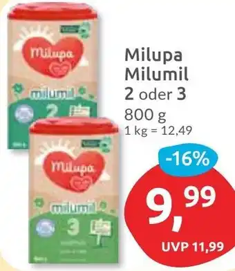 Budni Milupa Milumil 2 oder 3 Angebot