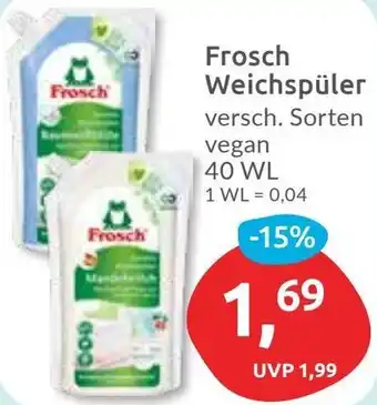 Budni Frosch Weichspüler Angebot