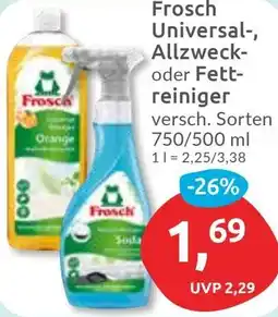 Budni Frosch Universal-, Allzweck- oder Fettreiniger Angebot