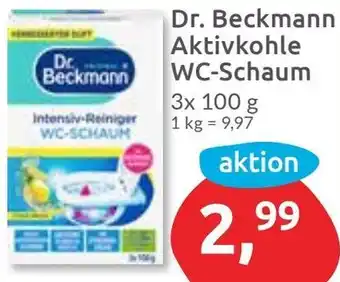 Budni Dr. Beckmann Aktivkohle WC-Schaum Angebot