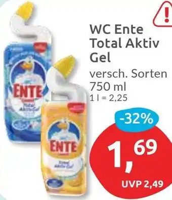 Budni WC Ente Total Aktiv Gel Angebot