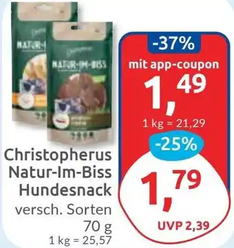 Budni Christopherus Natur-Im-Biss Hundesnack Angebot