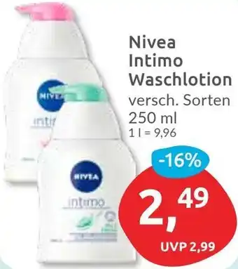 Budni Nivea Intimo Waschlotion Angebot