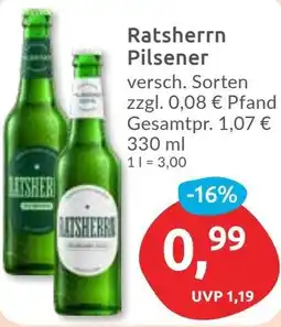 Budni Ratsherrn Pilsener Angebot