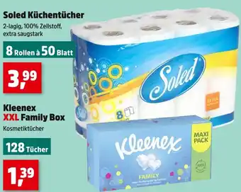 Thomas Philipps Soled oder kleenex küchentücher oder xxl family box Angebot