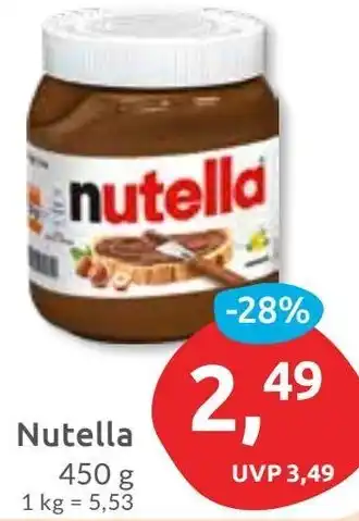 Budni Nutella Angebot