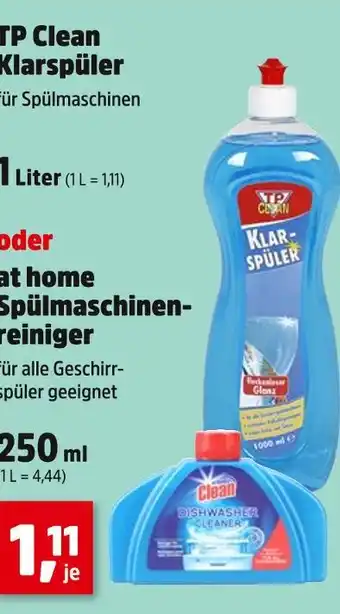 Thomas Philipps Tp clean oder at home klarspüler für spülmaschinen Angebot