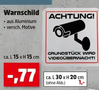 Thomas Philipps Warnschild Angebot