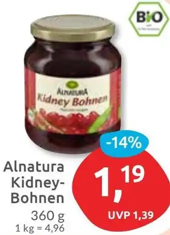 Budni Alnatura Kidney Bohnen Angebot