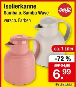 Zimmermann Emsa isolierkanne samba o. samba wave Angebot