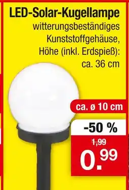 Zimmermann Led-solar-kugellampe Angebot