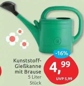 Budni Kunststoff Gieẞkanne mit Brause Angebot