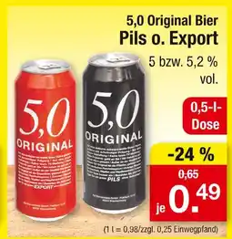 Zimmermann 5,0 original pils o. export Angebot