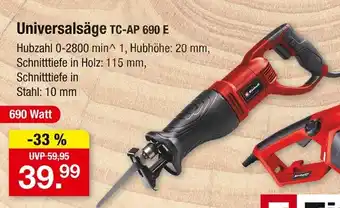 Zimmermann Einhell universalsäge tc-ap 690 e Angebot