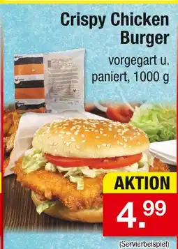 Zimmermann Crispy chicken burger Angebot